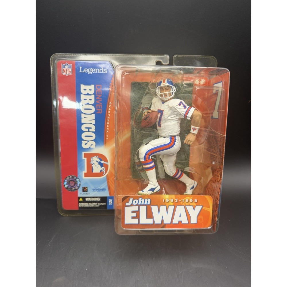 NFL JOHN ELWAY Denver BRONCOS #7 MCFARLANE White Jersey